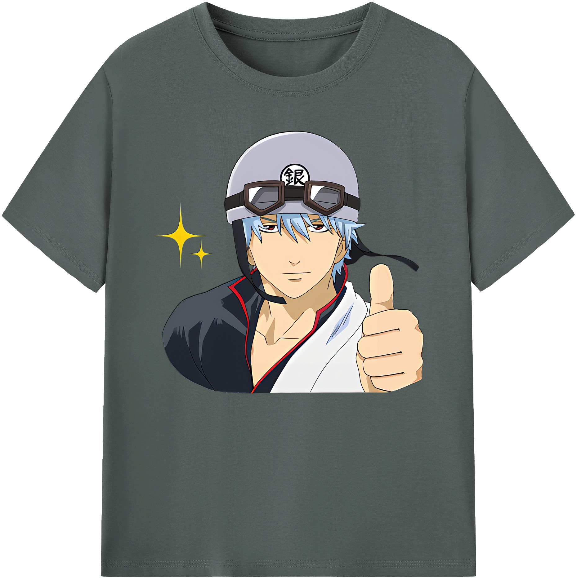（画像用） ぎんたま 坂田銀時（さかたぎんとき） 神楽 志村新八（しむら しんぱち） GINTAMA Sakata Gintoki Kagura Shimura Shinpachi 綿100％ メンズ半袖Tシャツ｜肌触りやわらか＆通気性